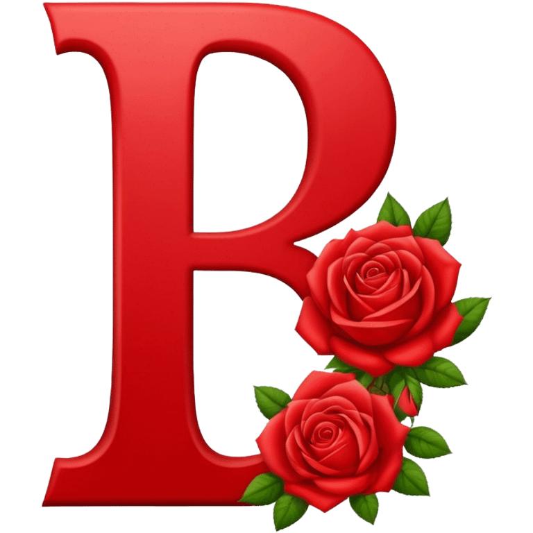 Roses alphabet letter i emoji