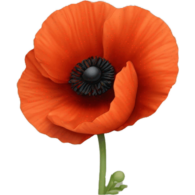 a poppy emoji