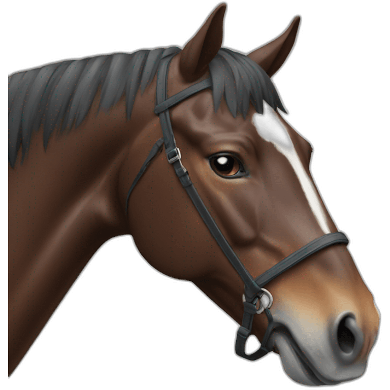 Cheval réaliste emoji