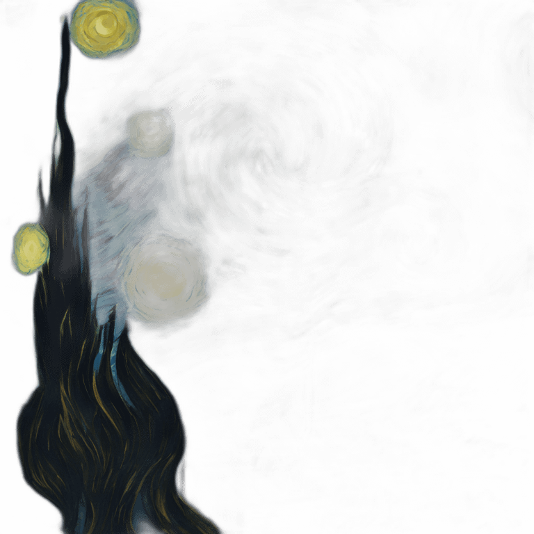 starry night van gogh emoji