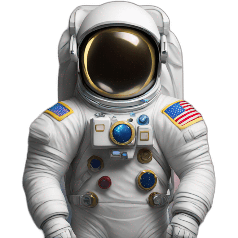 astronaut with ring emoji