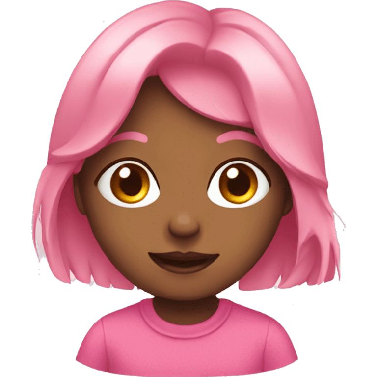 Pink girl emoji