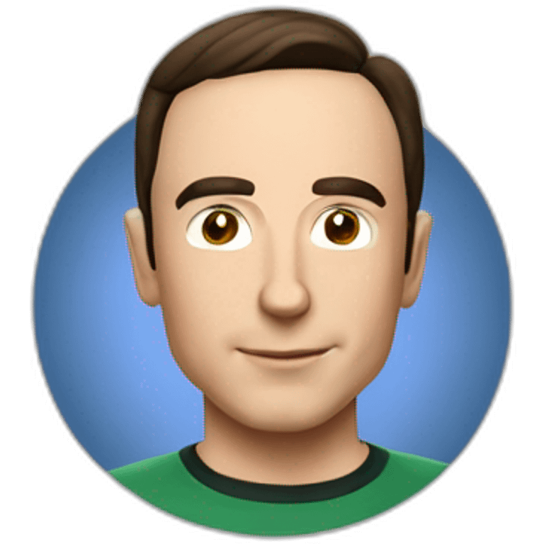 Sheldon Cooper déguisé flash emoji