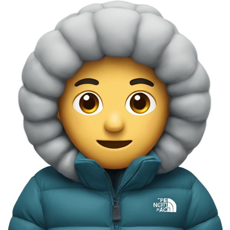 North face puffer emoji