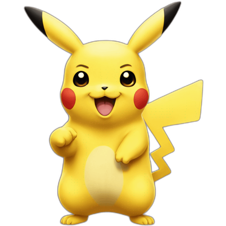 Pikachu doing the thumb up emoji