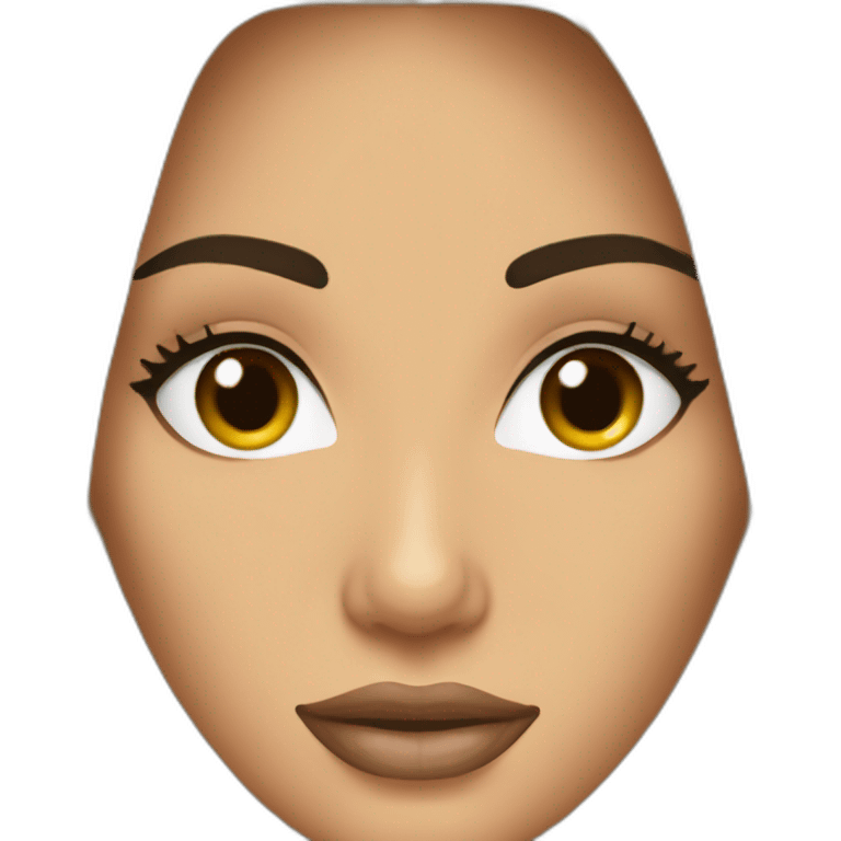 Kim kardachian en bikini emoji