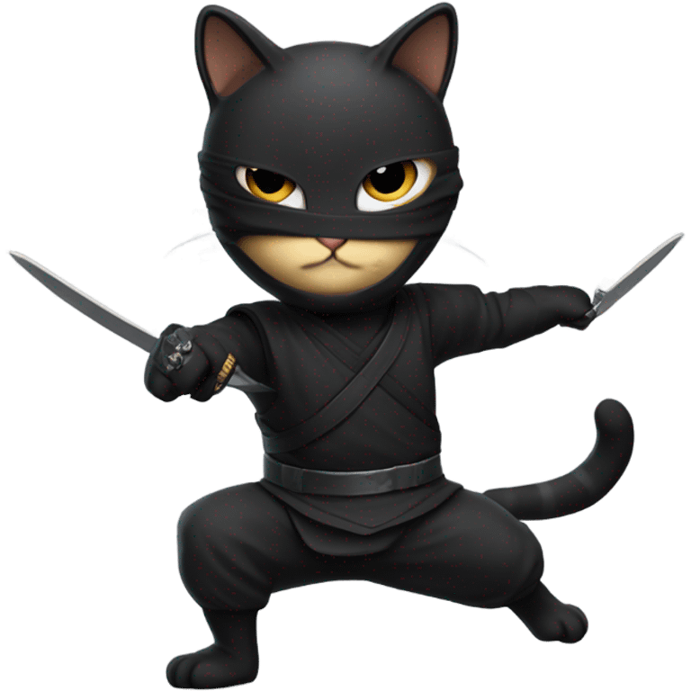 Cat ninja emoji