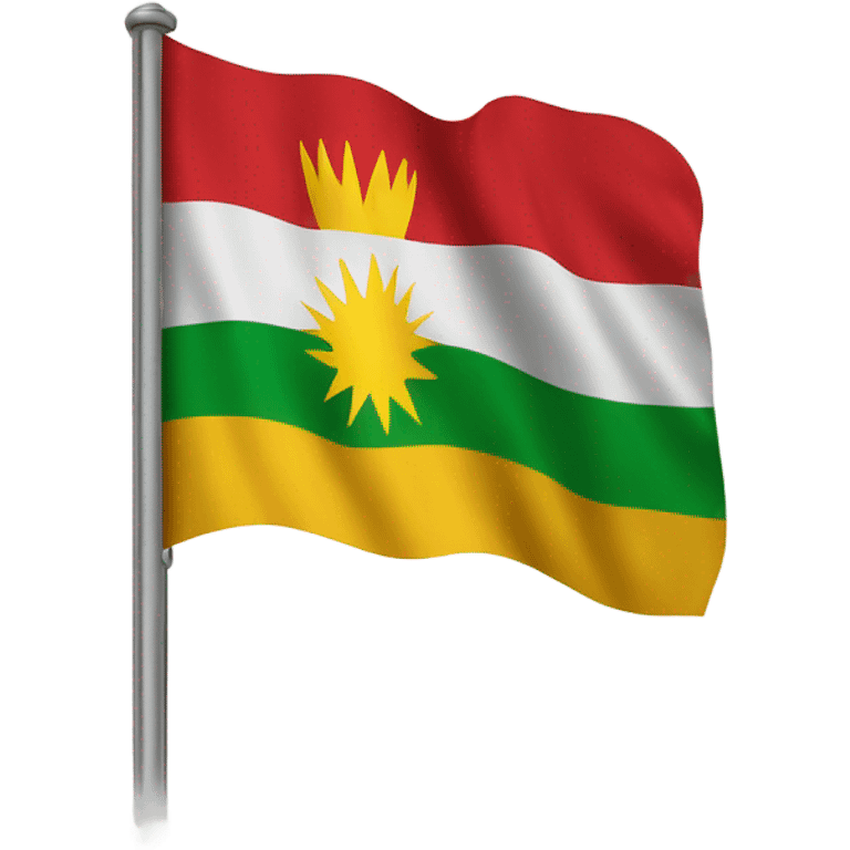 Kurdistan flag emoji emoji