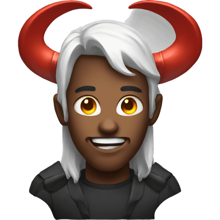 Face with   devilhorns  and halo emoji