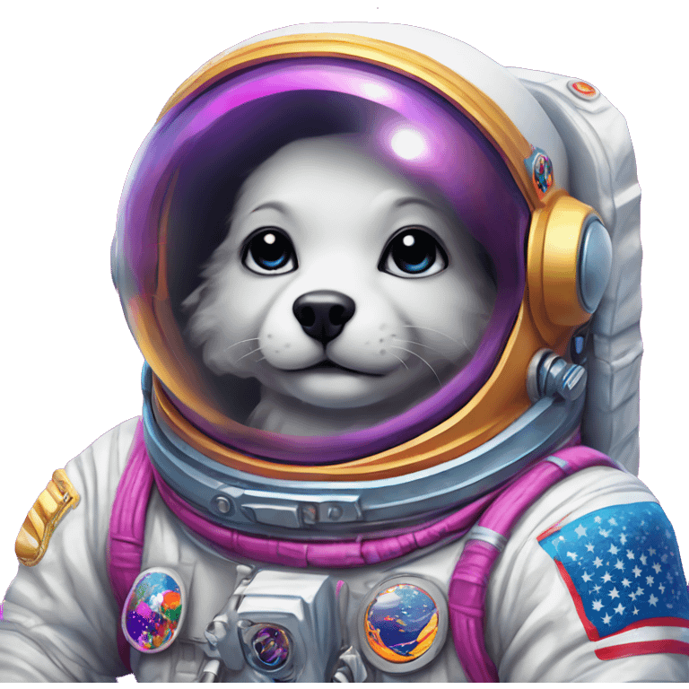 lisa frank astronaut emoji