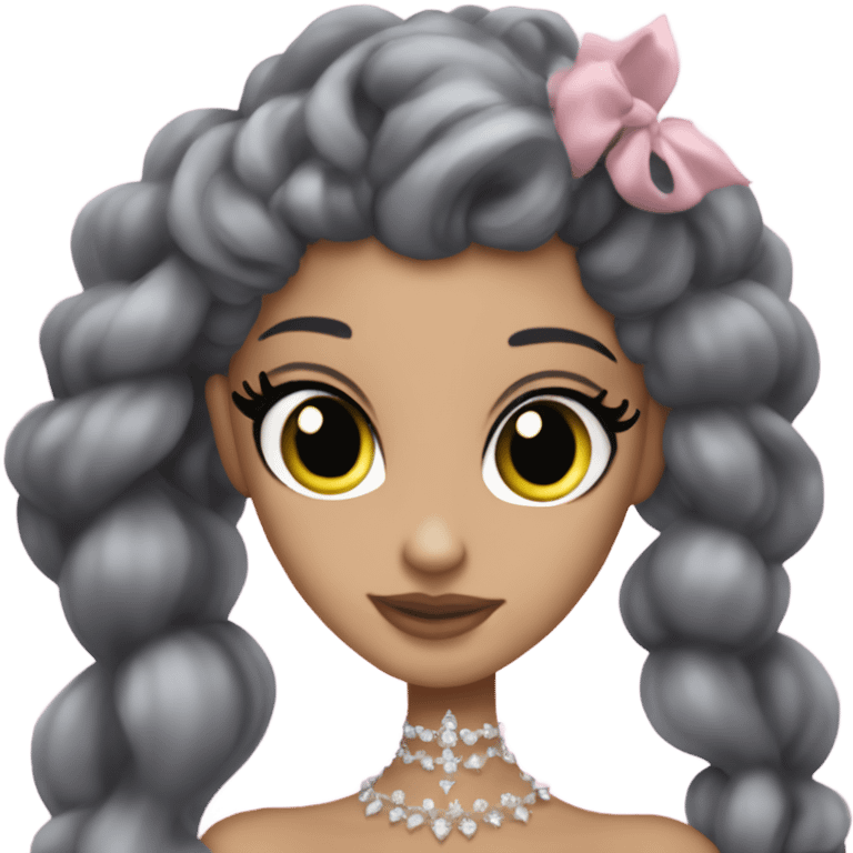 ariana grande as galinda in the wicked movie emoji