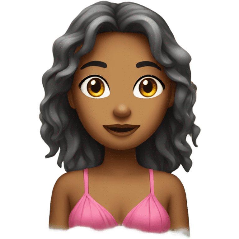 Beach girl  emoji