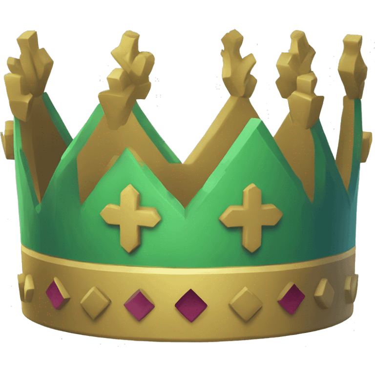 Minecraft Style Crown emoji