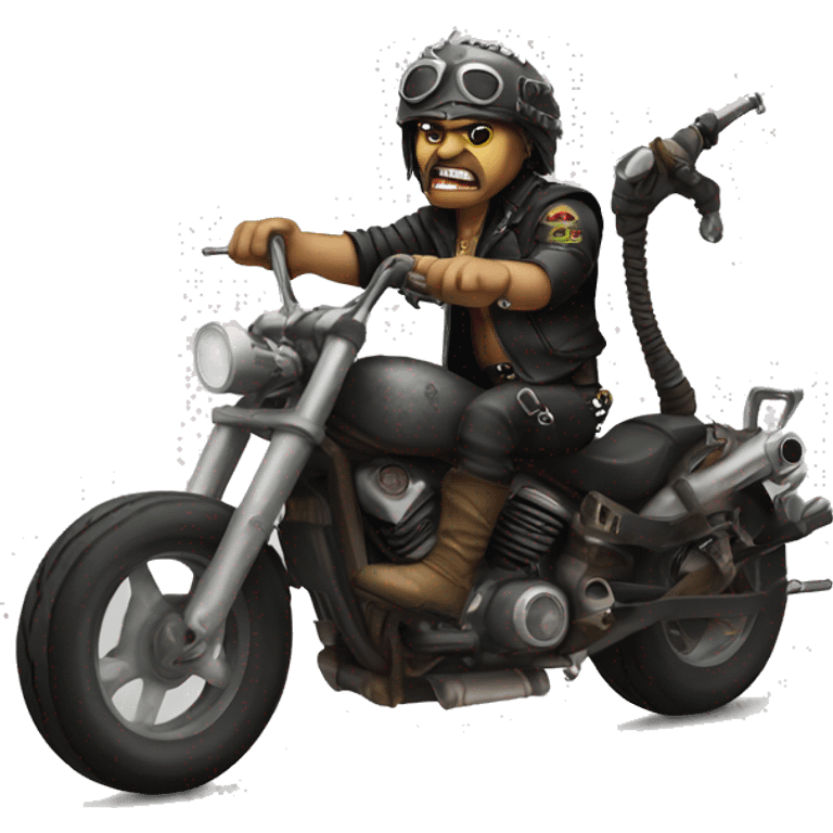 Mad Max motorcycle emoji