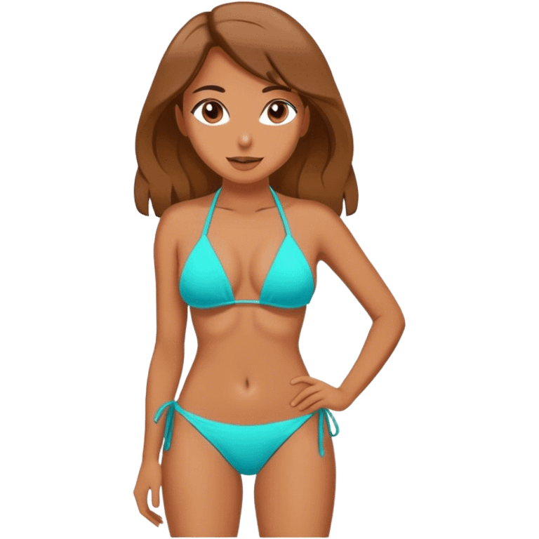 Women in bikini emoji