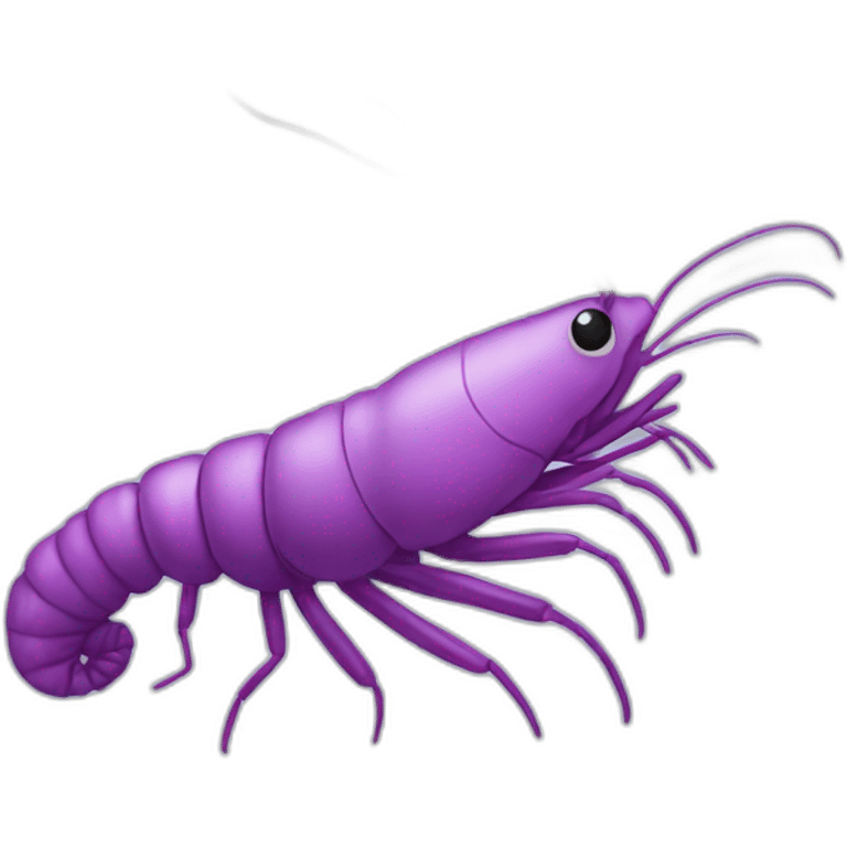 shrimp purple emoji