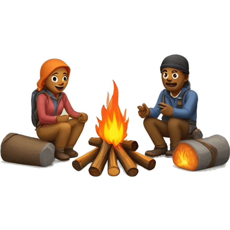 Campfire story emoji