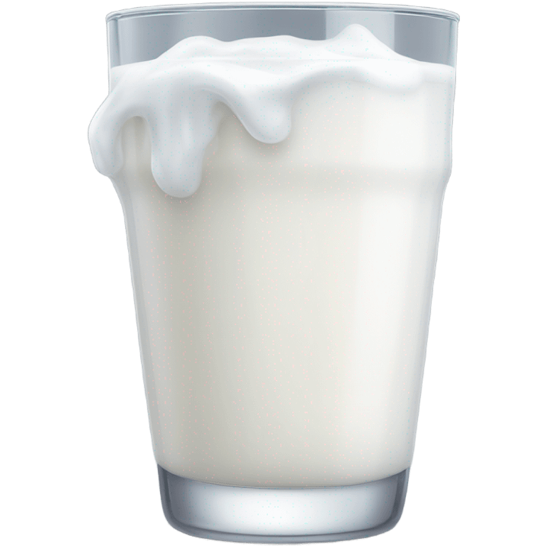 Milk at glass emoji