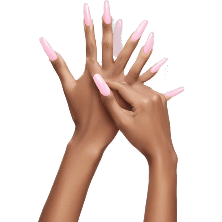 Light pink nails emoji