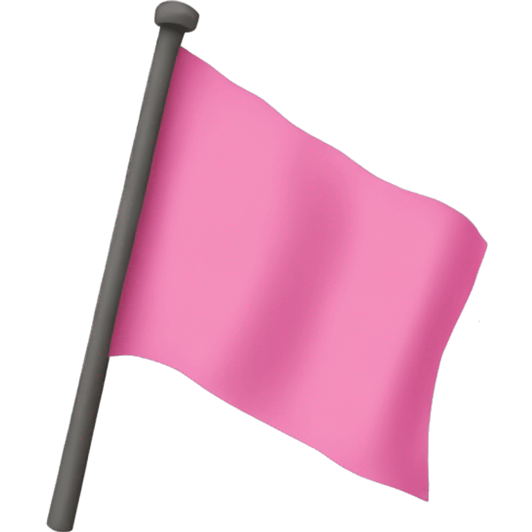 Pink flag emoji