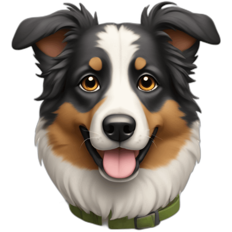 Aussie sheperd dog emoji