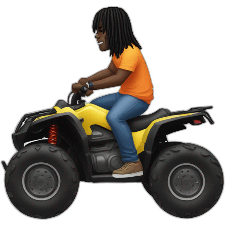 chief keef riding atv emoji