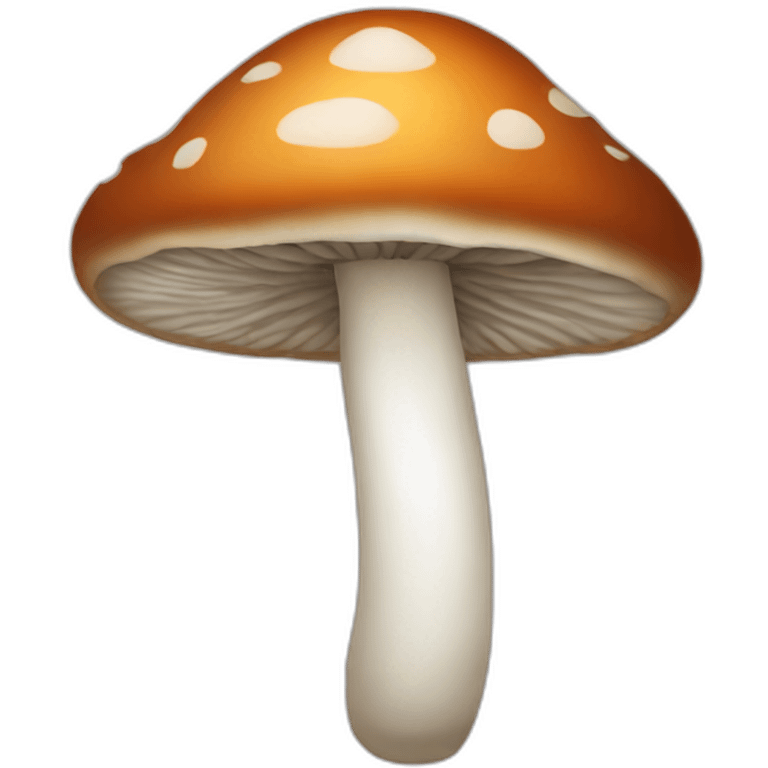 Mushroom snipped emoji