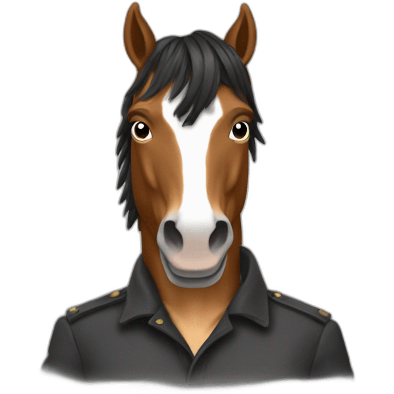 Mélenchon a cheval emoji