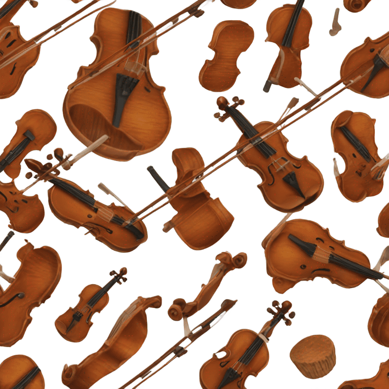 violin + palette emoji