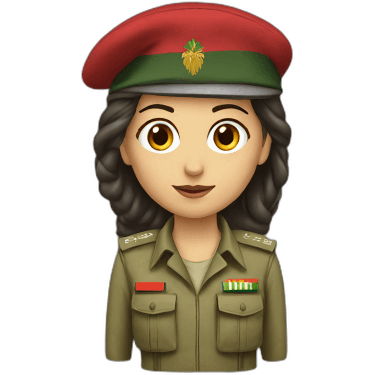 Female Peshmerga emoji