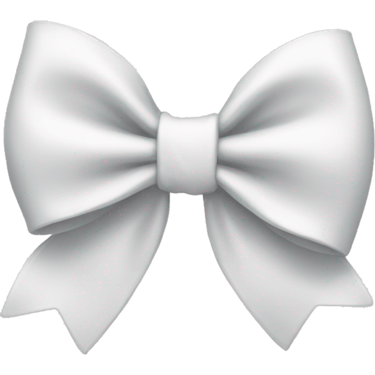 white bow emoji