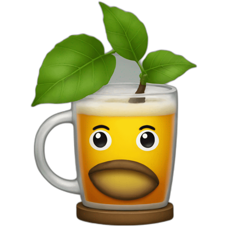 Tomando mate emoji