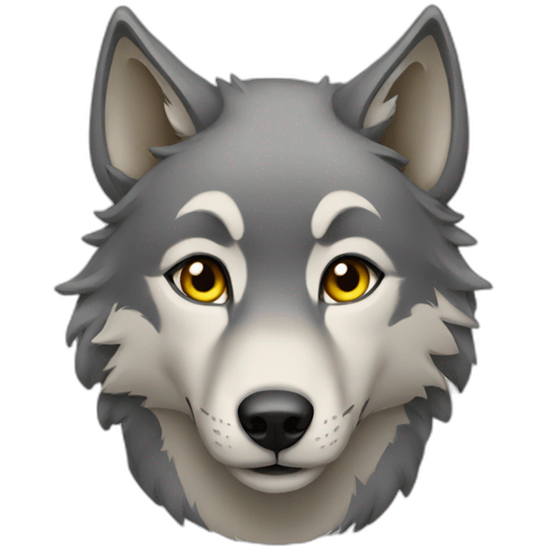 Female wolf  emoji