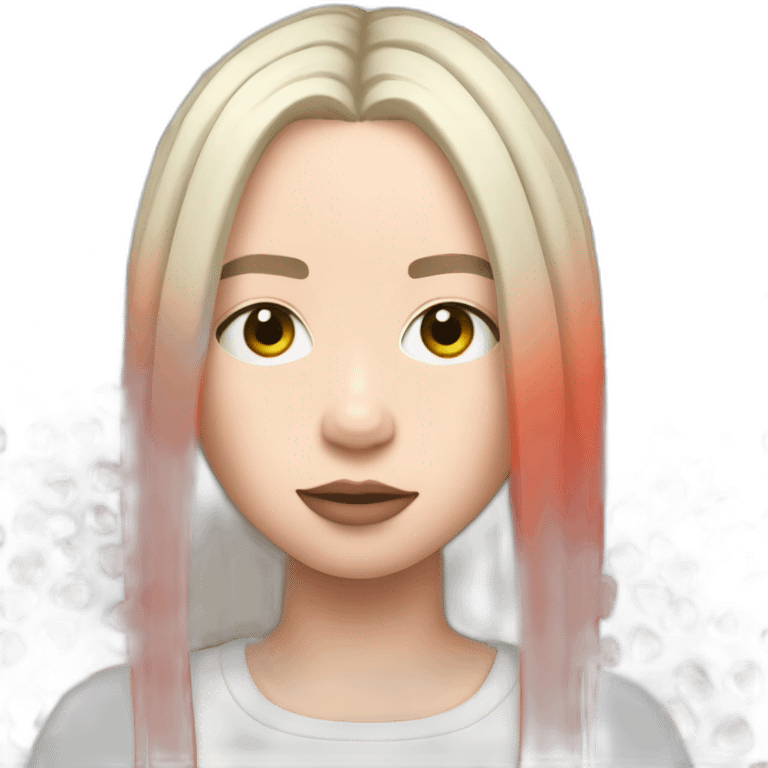 Billie eilish red roots emoji