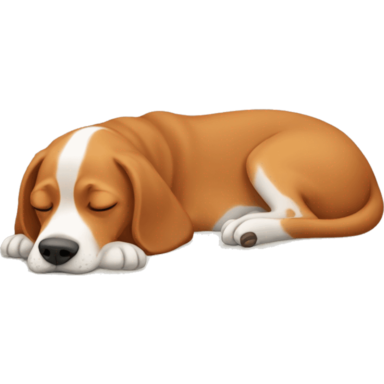 beagel asleep emoji