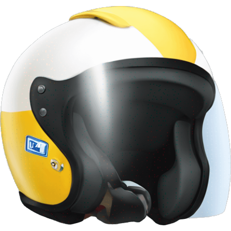 Sport motorbike helmet race  emoji