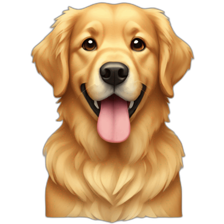 pixel the golden retriever emoji