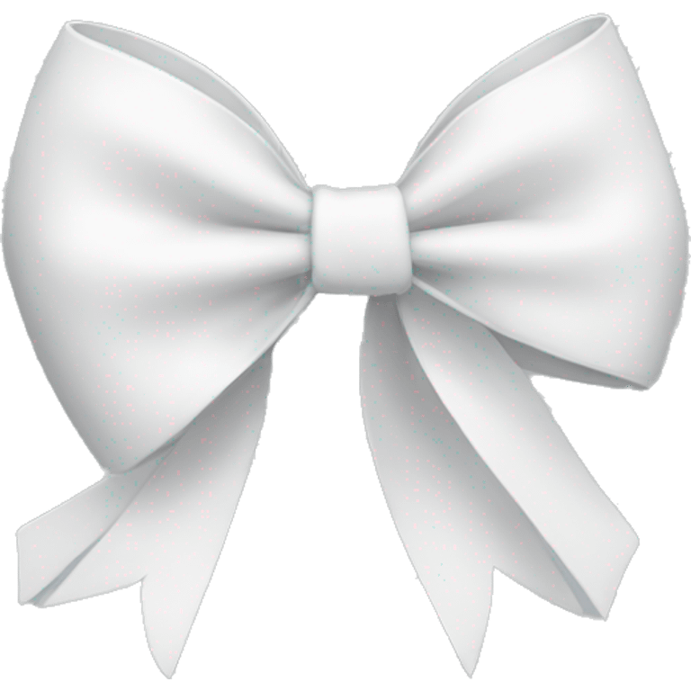 White bow emoji