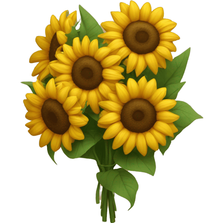 Bouquet of sunflowers emoji