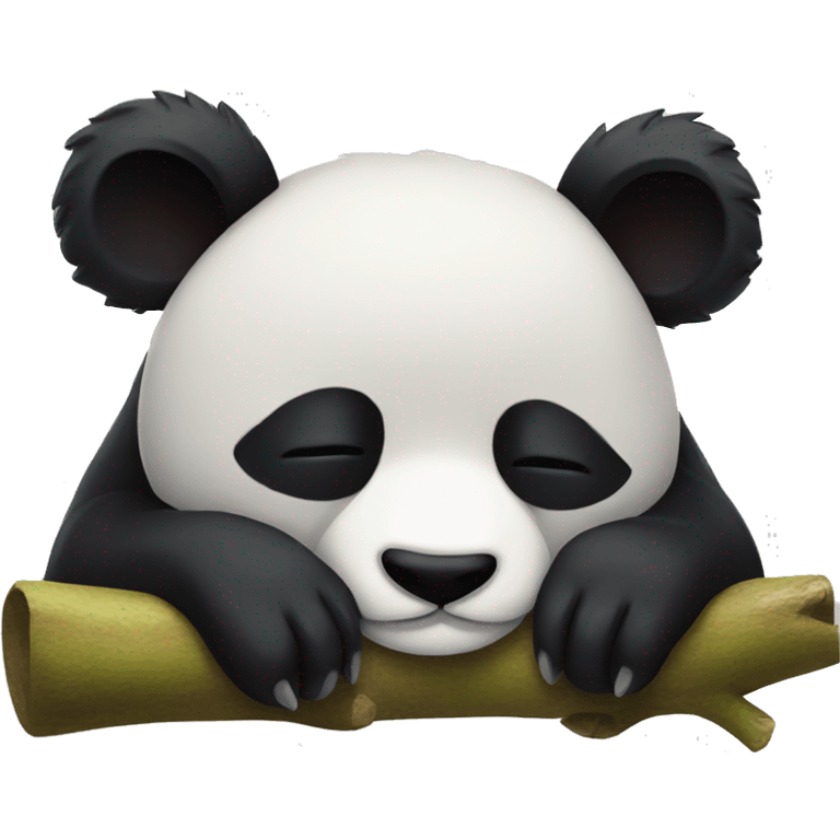 Panda sleeping emoji