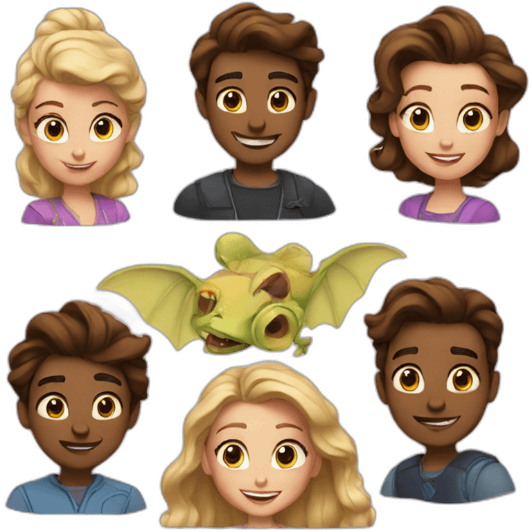 Disney characters emoji