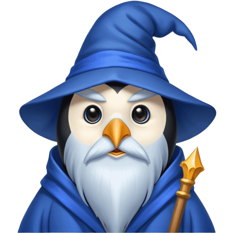 Penguin Wizard emoji