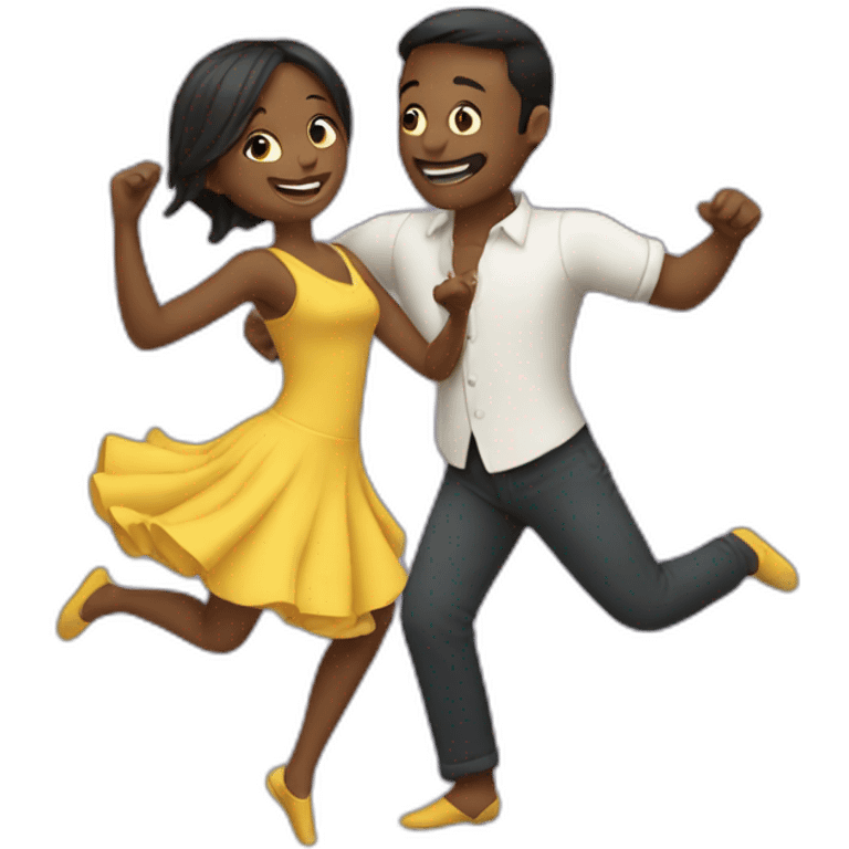 couple dancing emoji