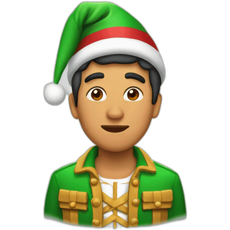 Chimuelo navideño emoji