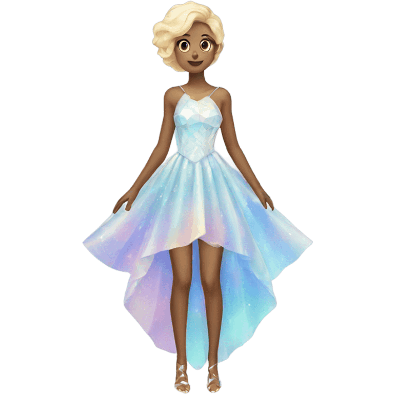 opal Crystal dress emoji