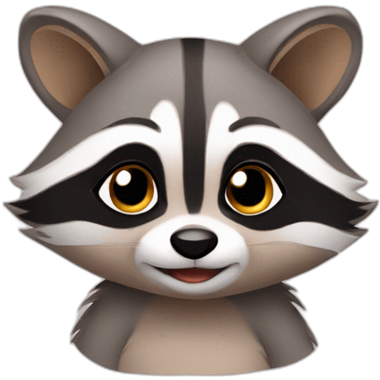 Raccoon baby emoji