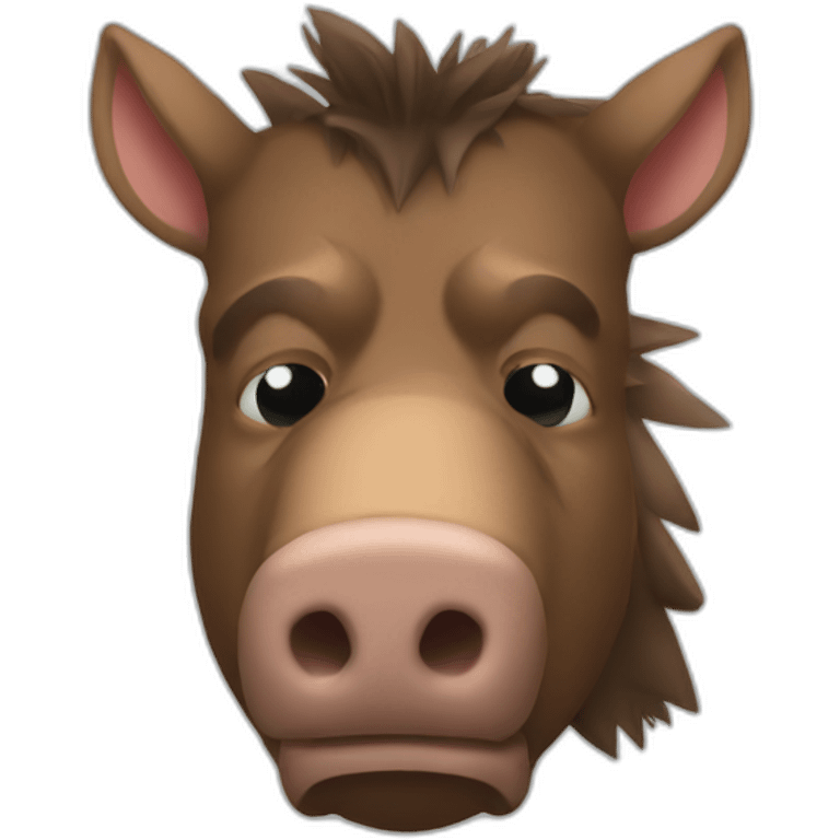 boar facepalm emoji