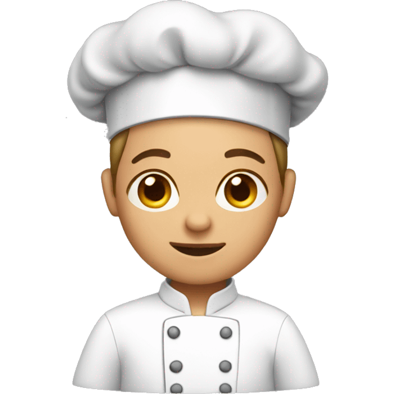 Chef with short hair emoji