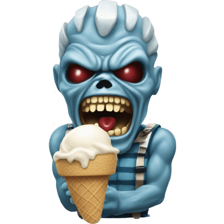 Iron Maiden eating ice cream  emoji