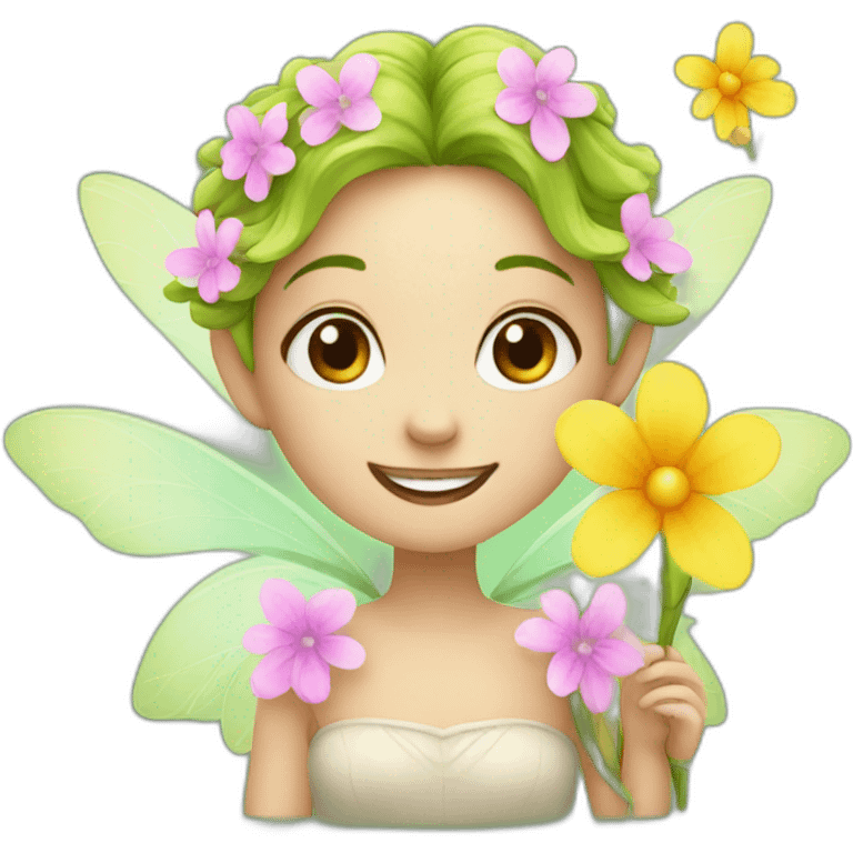 Fairy of flower emoji